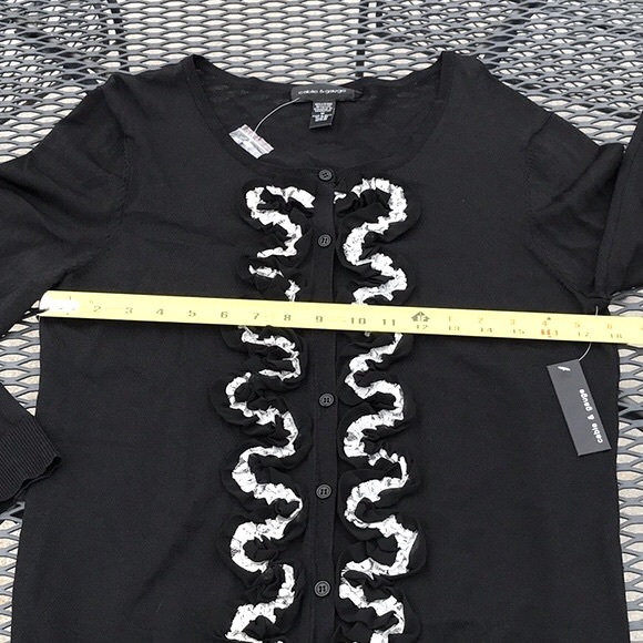 NWT Cable & Gauge Black Cardigan Sweater - Picture 9 of 11